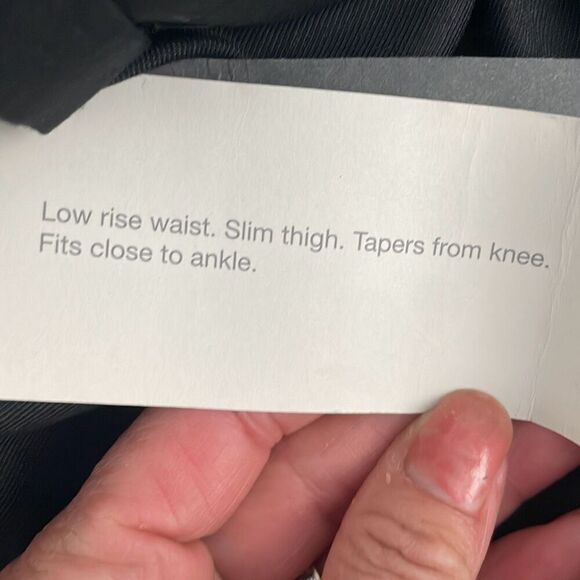 NWT Kenneth Cole Reaction Black “Sharkfin” Style Plain Front Slim Fit Pants/Slac - Picture 12 of 13